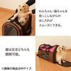 IRIS OHYAMA Hund und Katze mit Sicherheitsgurt für extra kleine Hunde und Größe S Transportbox, faltbar, Aufbewahrung, Befestigung, Braun, Katzen,