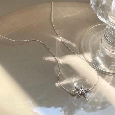 Women's Starfish Simple Necklace