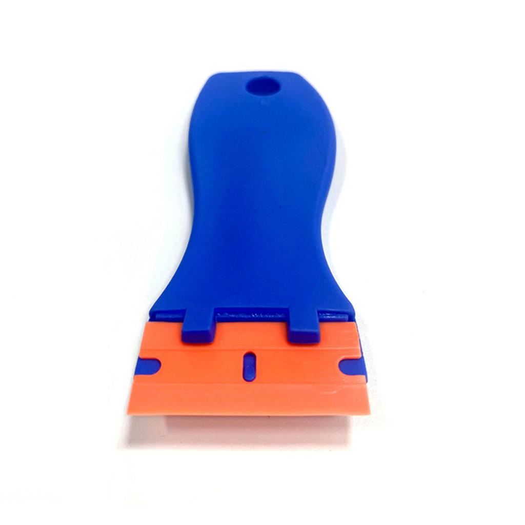 Reusable Plastic Razor Scraper for Removing Car Labels Stickers Glue Decals On Glass Windows No Scratches