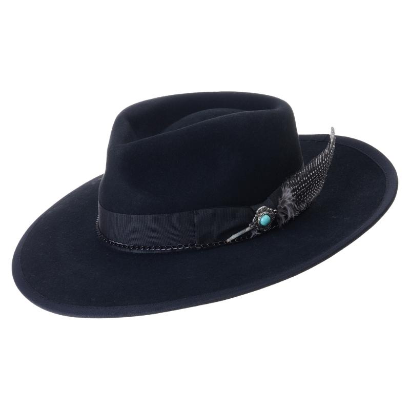 

Stylish Wool Felted Hat Festival Ready Hat Water Resistant Wool Felted Hat Suitable for Travel and Casual Outings 1