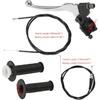 YOXUFA Mini Bike Throttle Assembly Kit + Mini Bike Brake Clutch Lever For Coleman CT100U CC100X Baja Doodlebug DB30 Motovox MBX10 MBX11 Monster Moto