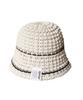 Seullipiseullib Line Minimal Ivory Bucket Hat