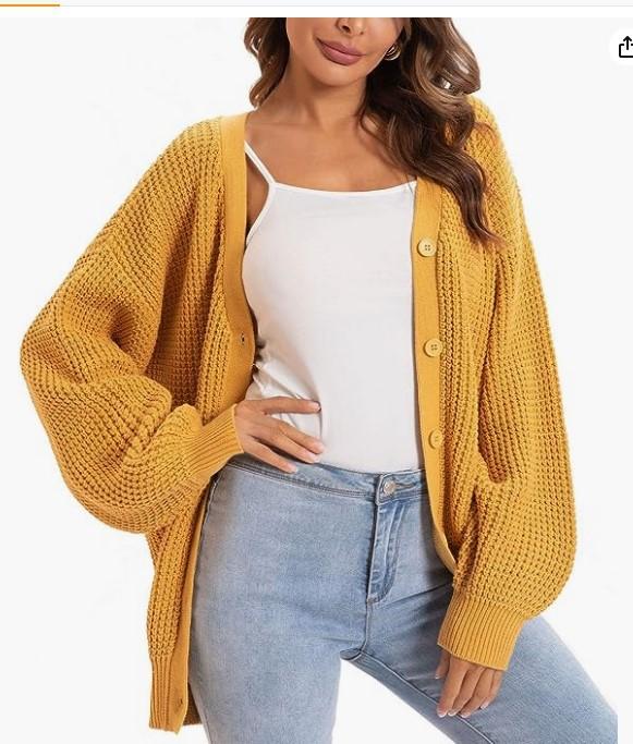 

Jumper Ladies Autumn Winter Knitwear Single-breasted Loose Cardigan Women Blend Office Comfortable Versatile Undercoat Long Sleeves Sweater 3XL