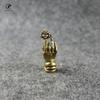 Buddha hand lotus Three-dimensional Engraving Key Chain Lifelike Buddha Pendant Key Ring jewelry making For diy Car Accessories