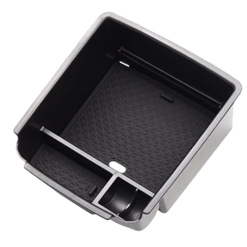 For VW Tiguan Mk2 2017 2018     Armrest Storage Box with Mat Car Center Console Armrest Storage Box