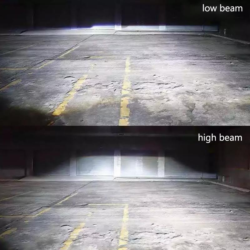 80W 16000LM Plug-in H4 auto světlomet LED Mini Projecto Lens Automobils Žárovka vysoko/tlumených světel