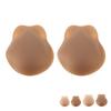 1 Pair Rabbit Ear Shape Silicone Nipple Cover Portable Adhesive Nipple Patch for Women