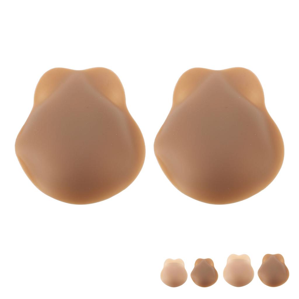 1 Pair Rabbit Ear Shape Silicone Nipple Cover Portable Adhesive Nipple Patch for Women