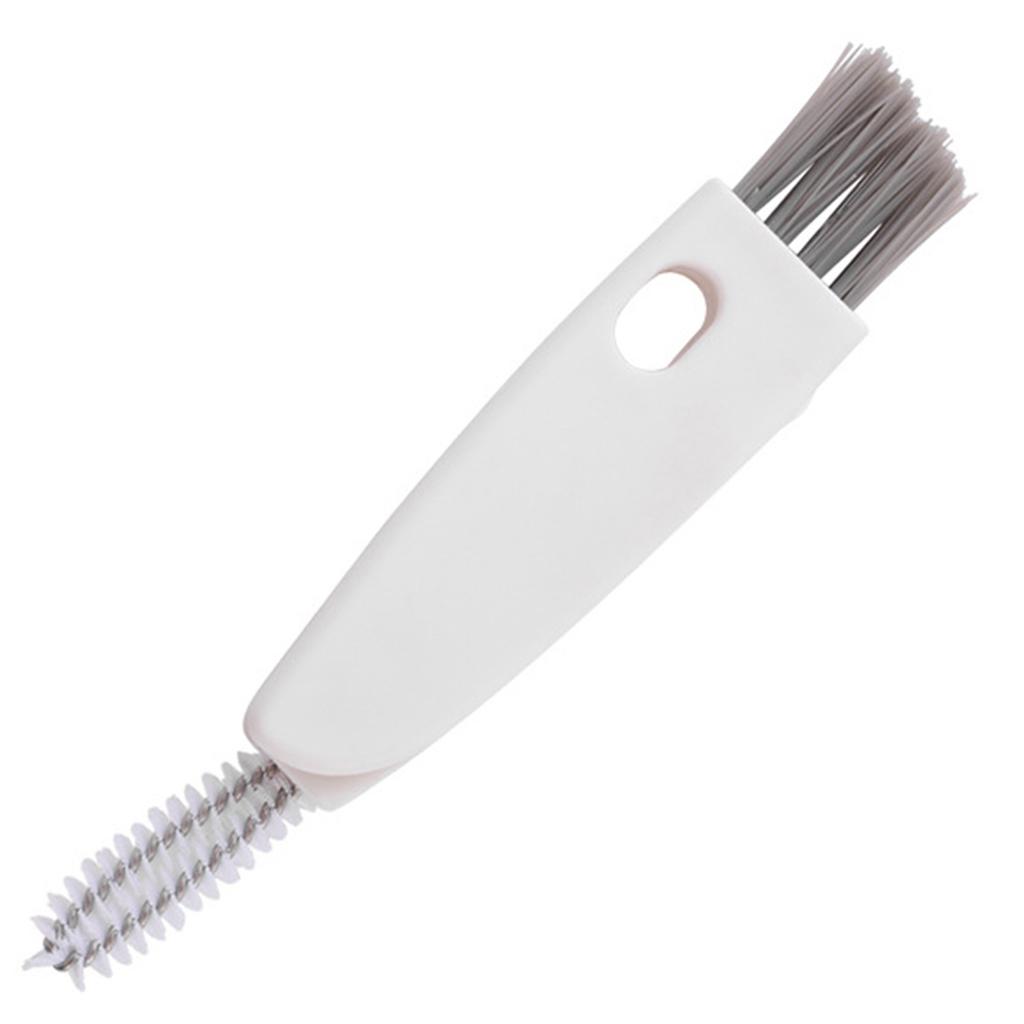 3 In 1 Cup Lid Groove Cleaner Brush Ergonomic Multi Functional Quick Drain Bottle Gap Cleaner Brush