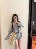 South Korea Dongdaemun Summer New Cartoon Printing Sunscreen Long-sleeved T-shirt Women's Loose Versatile Diagonal Neck Off-the-shoulder Top