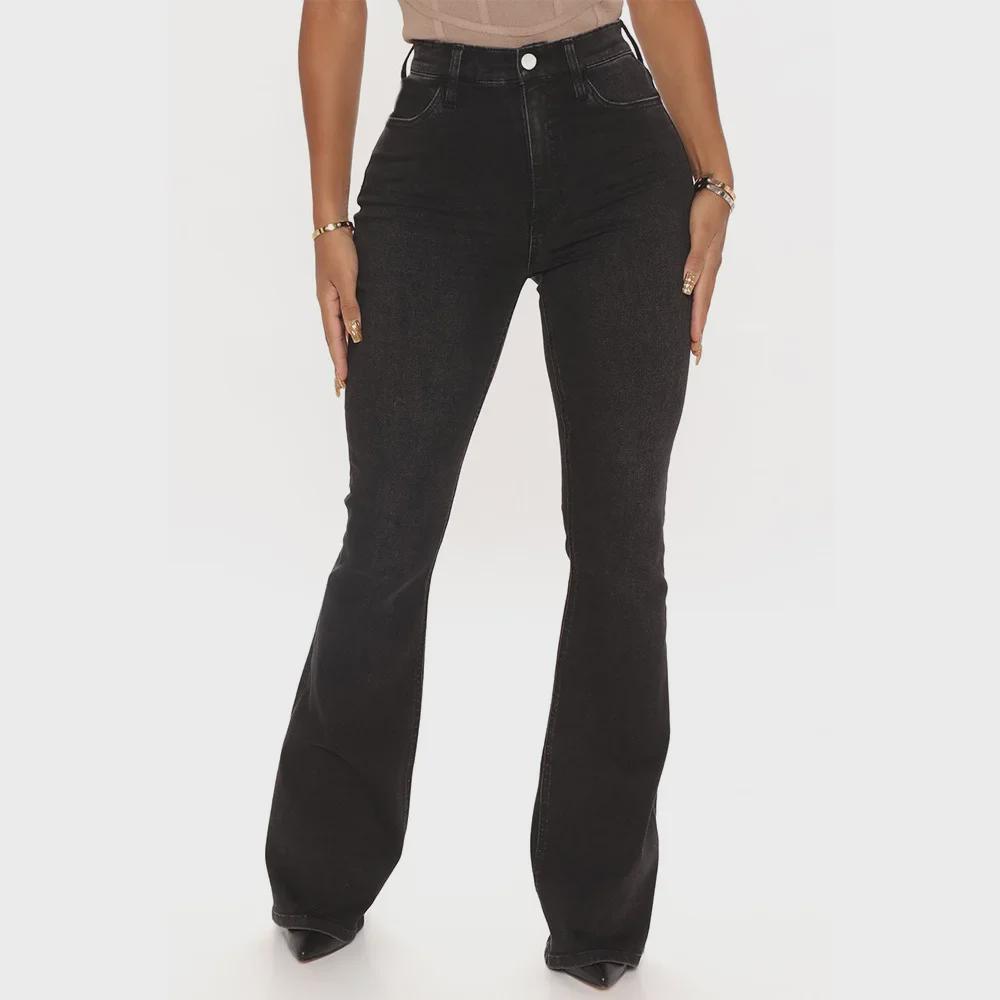 Women's European & American Flare Jeans, Plus Size, Sexy Hip-Lifting Style, Pencil Fit, JN20.