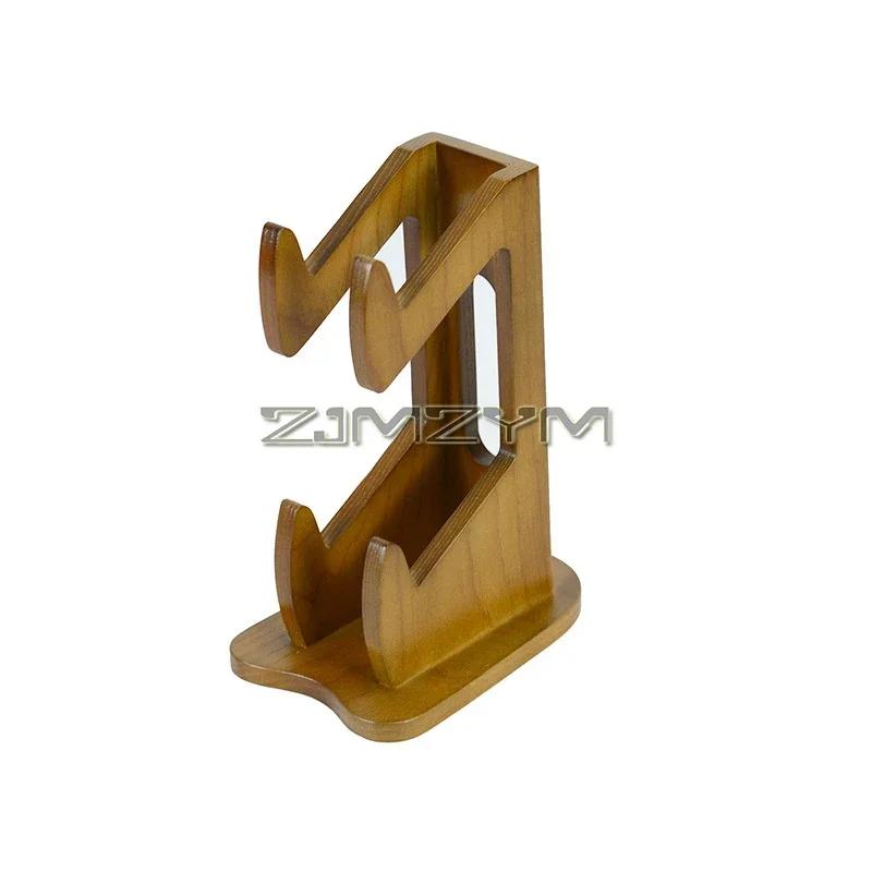 Desktop Controller Stand Holder 2 Tiers Universal Controller Display Stand Wooden Controller Organizer, Gaming Accessories