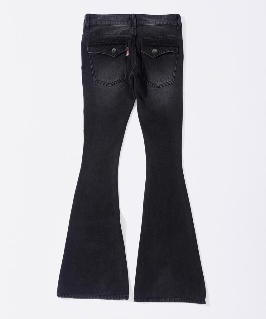 SCULPTOR Whiskered Bootcut Denim Washed Gray