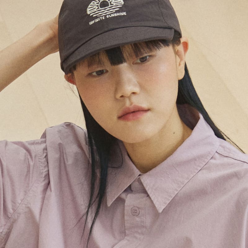 

KAPPY DESIGN RIPSTOP SUNSHINE CAP CHARCOAL CHARCOAL