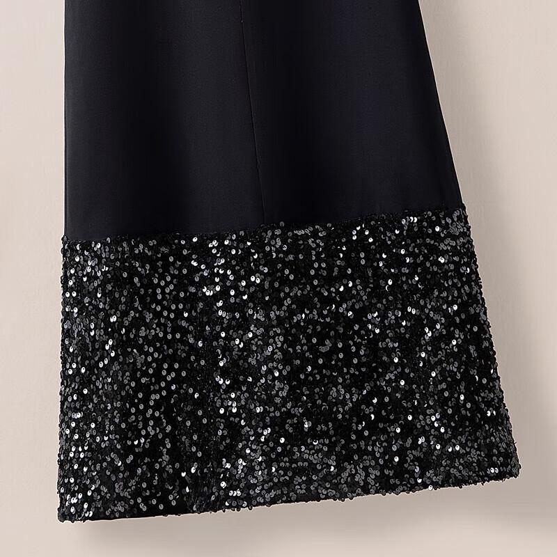 Sybilla Damen Elegantes Ärmelloses Rundhals Schleife Kurzes Kleid