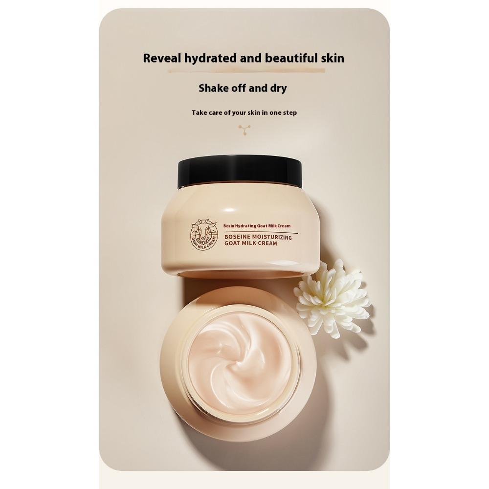 Krém z kozího mléka Hydratační a zvlhčující Barva pleti Čtyři roční období Vysoce hydratační Voda Jemný Mléčný krém