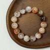 Women Natural Crystal Beaded Bracelets 8mm 10mm 12mm Round Yoga Bead Stretch Bangle Handmade DIY Jewelry Gift