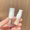 2pcs Lotion Spray Dispenser Bottles with Press Pump Top & Spray Nozzle for Essence, Foundation,Refillable Cosmetic Containers for The Product Testing