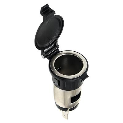 12V Cigar Lighter Socket Replacement Waterproof Car Cigarette Lighter Female Power Socket for Car Truck Motorcycle Boat