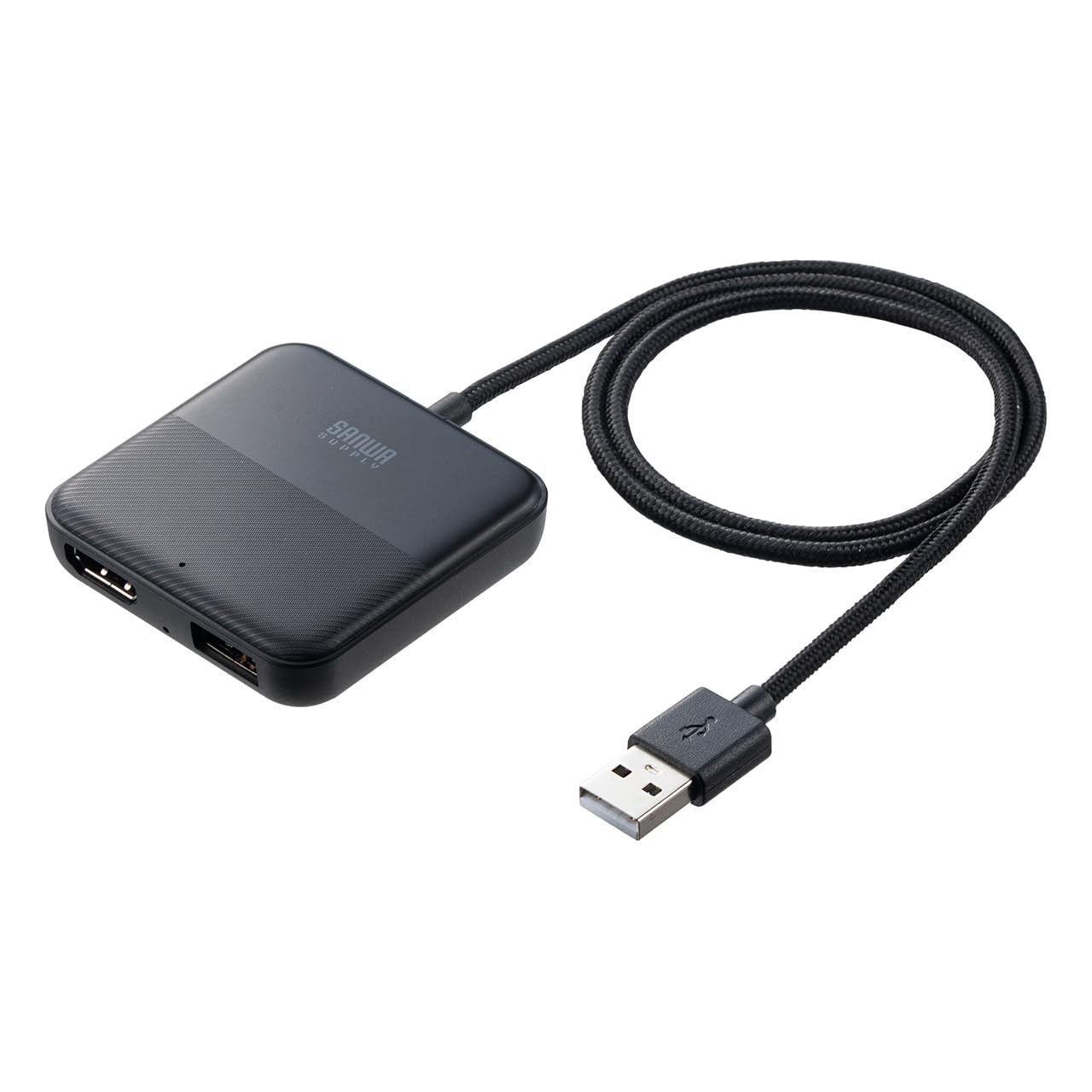 

Sanwa Direct 200-CAR120 Мультимедийный адаптер, Беспроводной, Совместимый с CarPlay, Вход HDMI, Tvstick, iPhone, Смартфон, Воспроизведение YouTube, Видео, Автомобиль