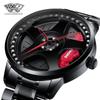 SVJ Watch Men's Wheel Hub Stereo Brake Hollow S1 Racing Car Modified Black Technology Waterproof