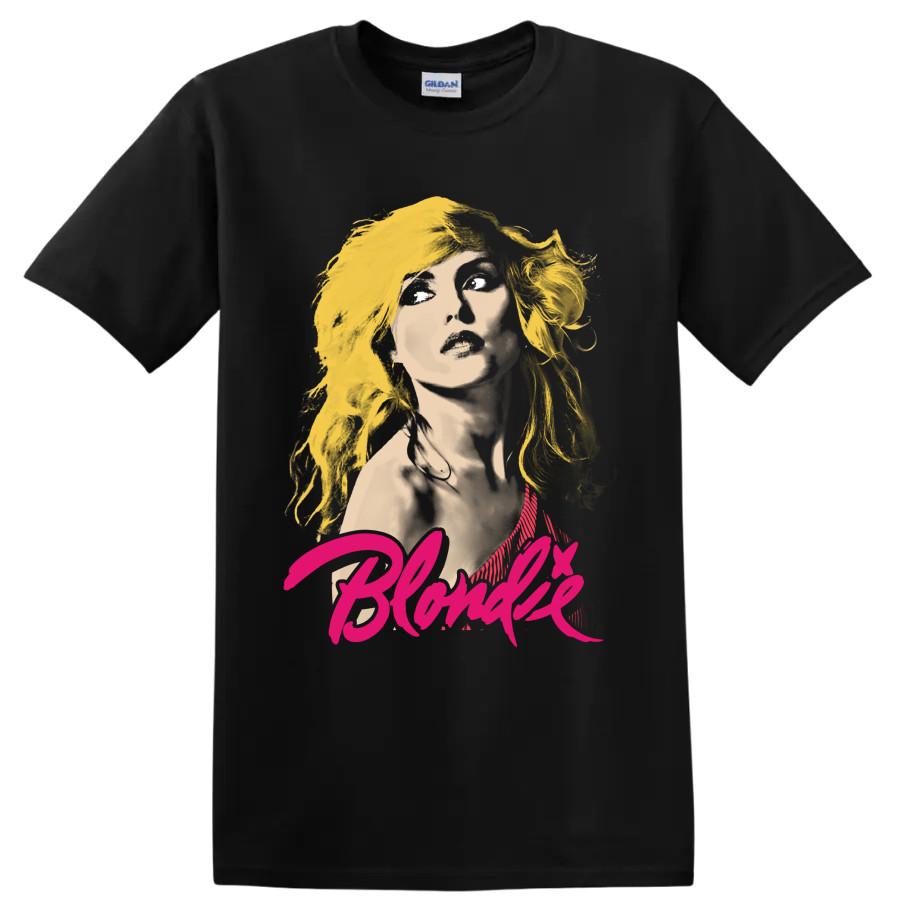 T-shirt Band Punk Rock Blondie Ritratto Debbie Harry Grafica Musica Maglietta Regalo Top