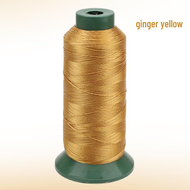 Sewing Machine & Handcraft Thread: High-Strength Mercerized Nylon for Upholstery, Leather, and Jeans