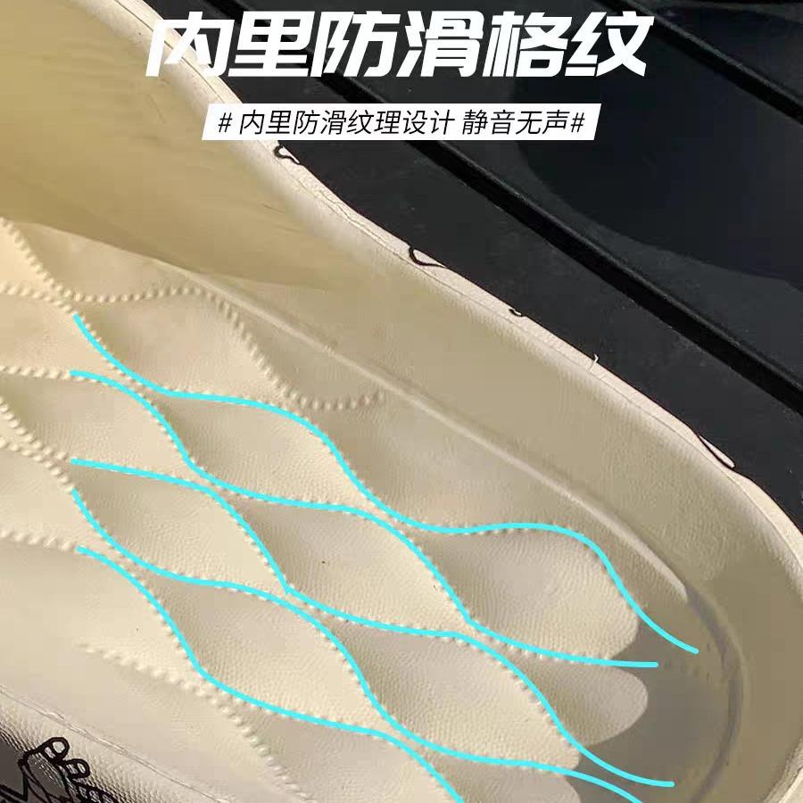 Fashion Men Summer Slippers Cute Cartoon Print Home Floor Shoes Soft EVA Anti-slip Couples Indoor Bathroom Shower Slides Women Sandals