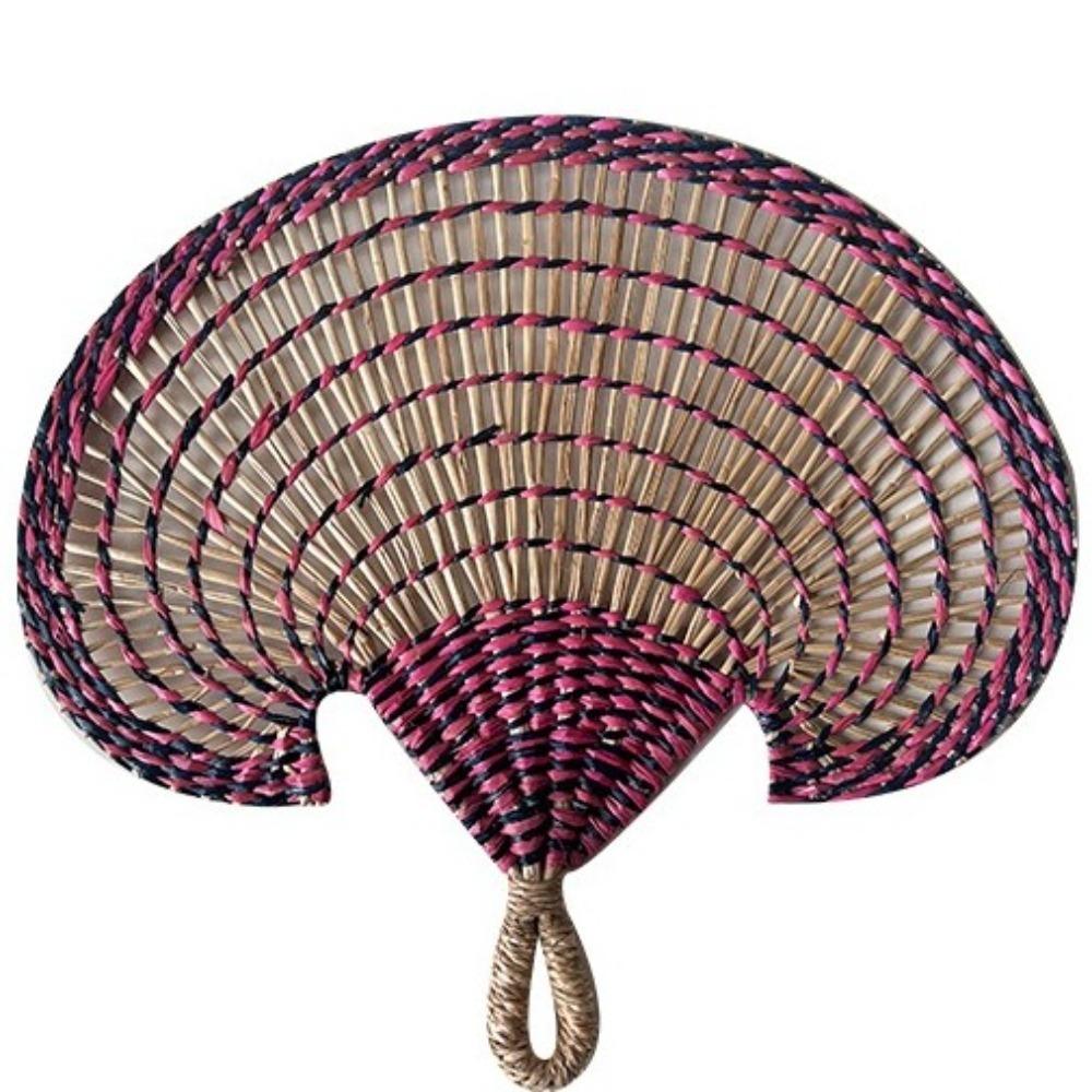 Ancient Handheld Fan Natural Cattail Fan Portable Hand-operated Fan  Room