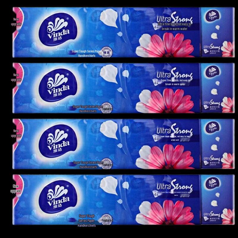 Vinda Ultra-Tough 4-Ply Scented Tissues