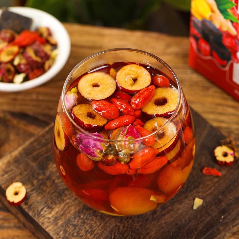 Black Sugar Ginger Date Wolfberry Cinnamon Flower Herbal Tea 150g Premium