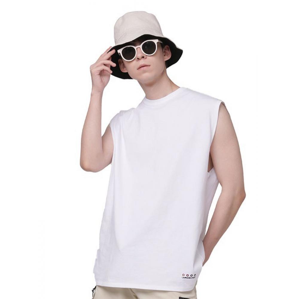 

LAMODECHIEF 21SS WIDE SLEEVELESS WHITE