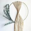 Wood Floral Hoop Wreath 10Pcs Wood Floral Hoop Rings for Wedding Wreath Wall Hanging Decoration Dream Catcher Art Craft