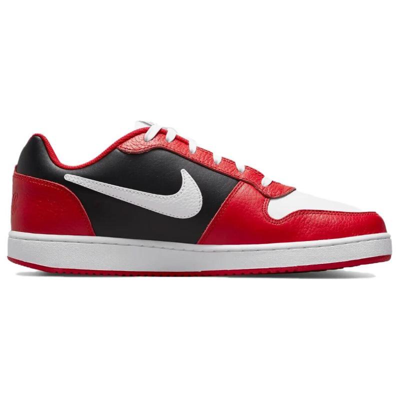 Nike נעלי סניקרס Ebernon Low Prm לבן אדום אוניברסיטאי שחור AQ1774-101