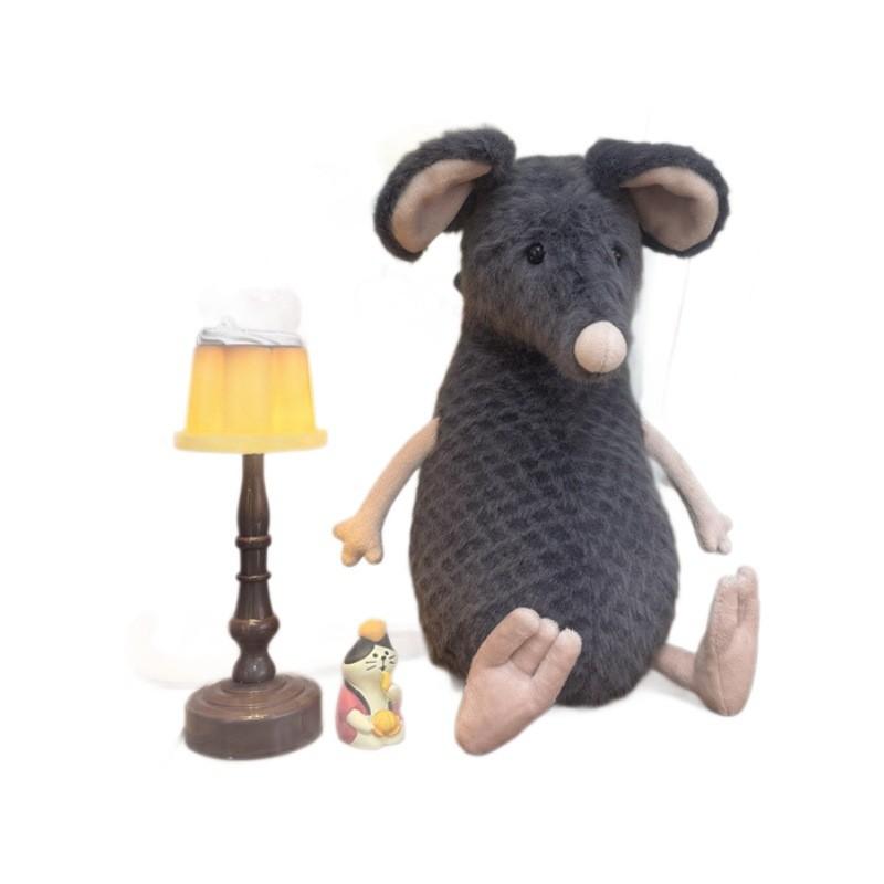 Lachlan Sad Jellycat Rat Plush Toys With Pp Cotton For Teens Daily Gifts Holiday