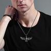 Stunning Titanium Steel Eagle Pendant Necklace For Men Vintage Hip Hop Style Jewelry