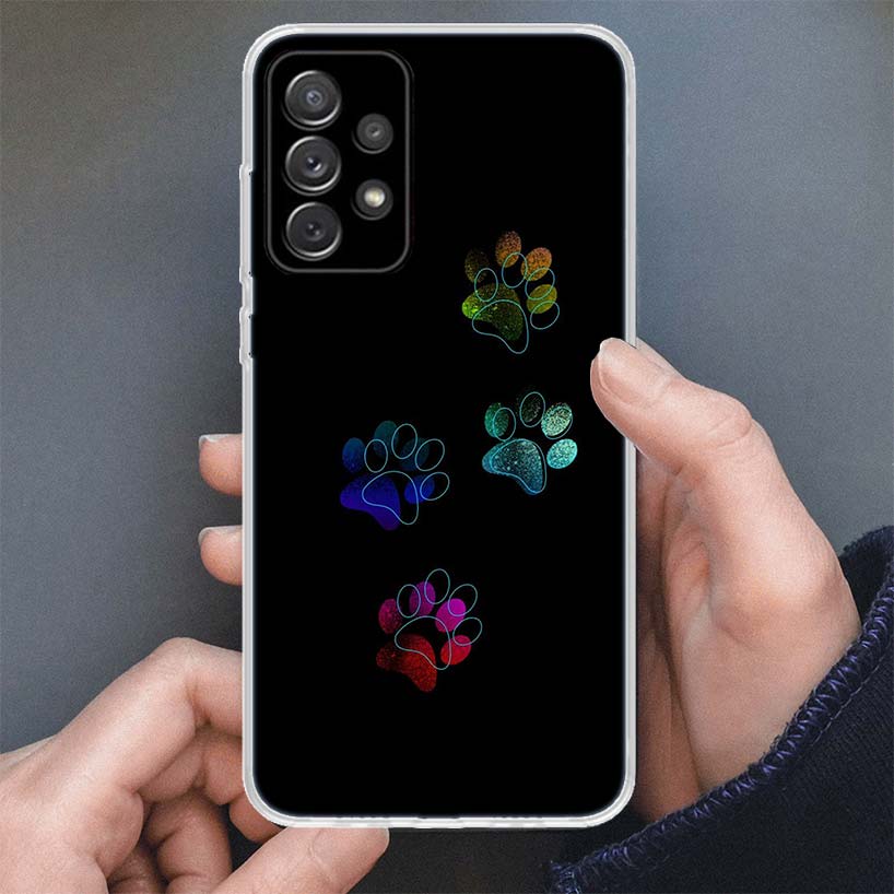 

Мультяшные Милые Лапки Собаки Чехол Для Телефона Для Samsung Galaxy A51 A50 A71 A70 A41 A31 A21S A10 A20E A30 A40 A6 A7 A8 + A9 Мягкий Силикон Sh Samsung A6 2018
