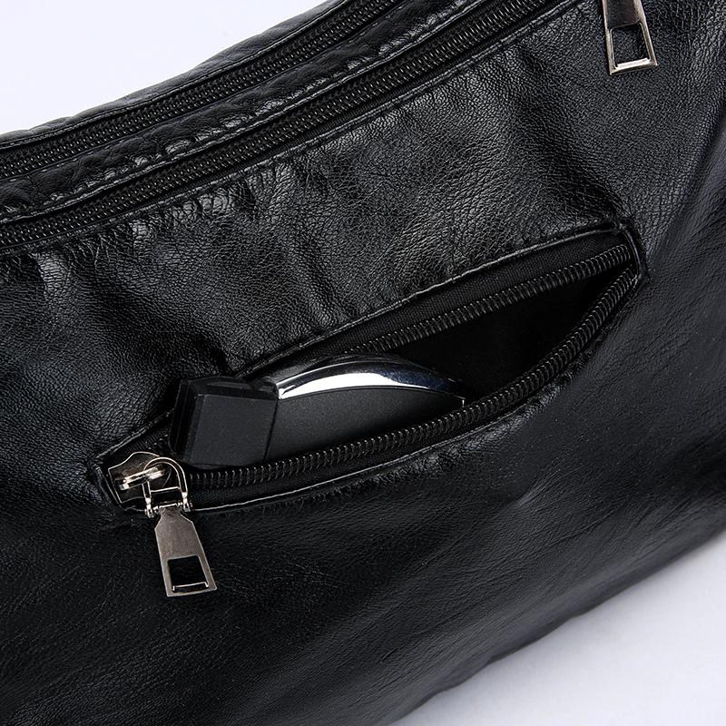 Women's PU Bag Fashion Shoulder Multi-compartment Crossbody Bag