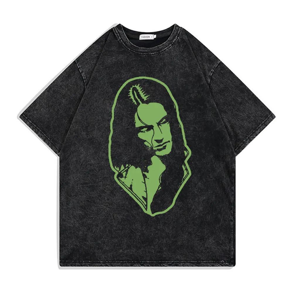 2026 Washed Vintage Type O Negative Who Will Save The Sane Tshirt Men Women Rock Metal Gothic T-shirt Man Oversized Cotton T Shirts