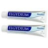 Dentifrice Blancheur - ELGYDIUM - 2 X 75 Ml - Élimine Les Taches - Polit L'émail - Antiseptique