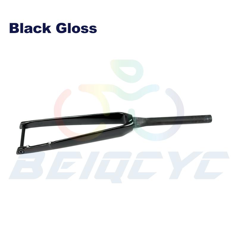 Carbon Internal Cables Fiber Road Front Fork Thru Axle Disc Brake Racing Road Fork 700*32C Tapered Tube Cyclocross Rigid Fork