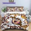 Tazmanian Devil Pattern Bedding,Quilt Set Quilt Cover Pillowcase Home Birthday Gift (1 * duvet cover + 2 * pillowcase, without core)