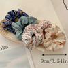 5Pcs Fragmented Large Intestine Hair Circle,French Fabric Hair Cord Small Fresh Headband Hair Accessory,Travel Accessories