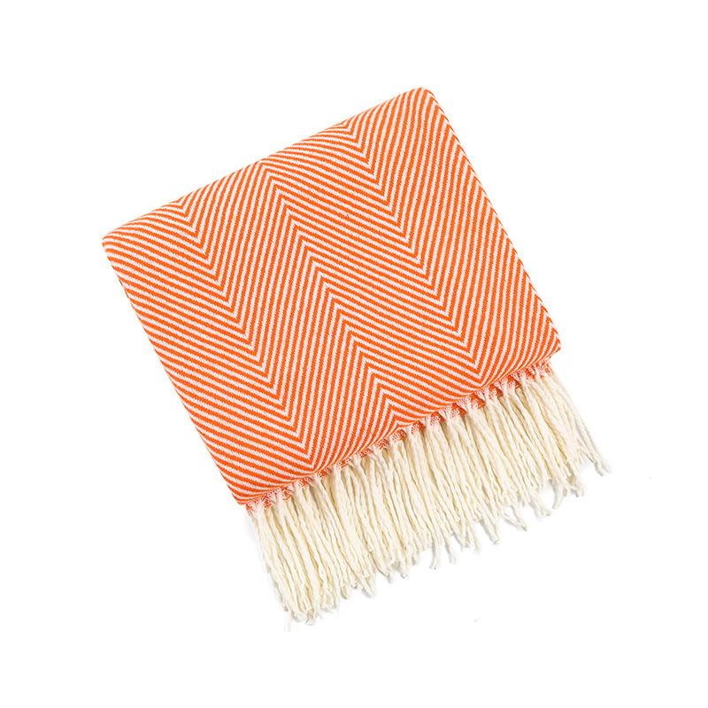 Coperta Multiuso Divano Estiva Fresca Coperta per Condizionatore Morbida Coperta Tessuta per Divano Asciugamano per Fondo Letto Sciarpa Coperta per Riposo in Ufficio