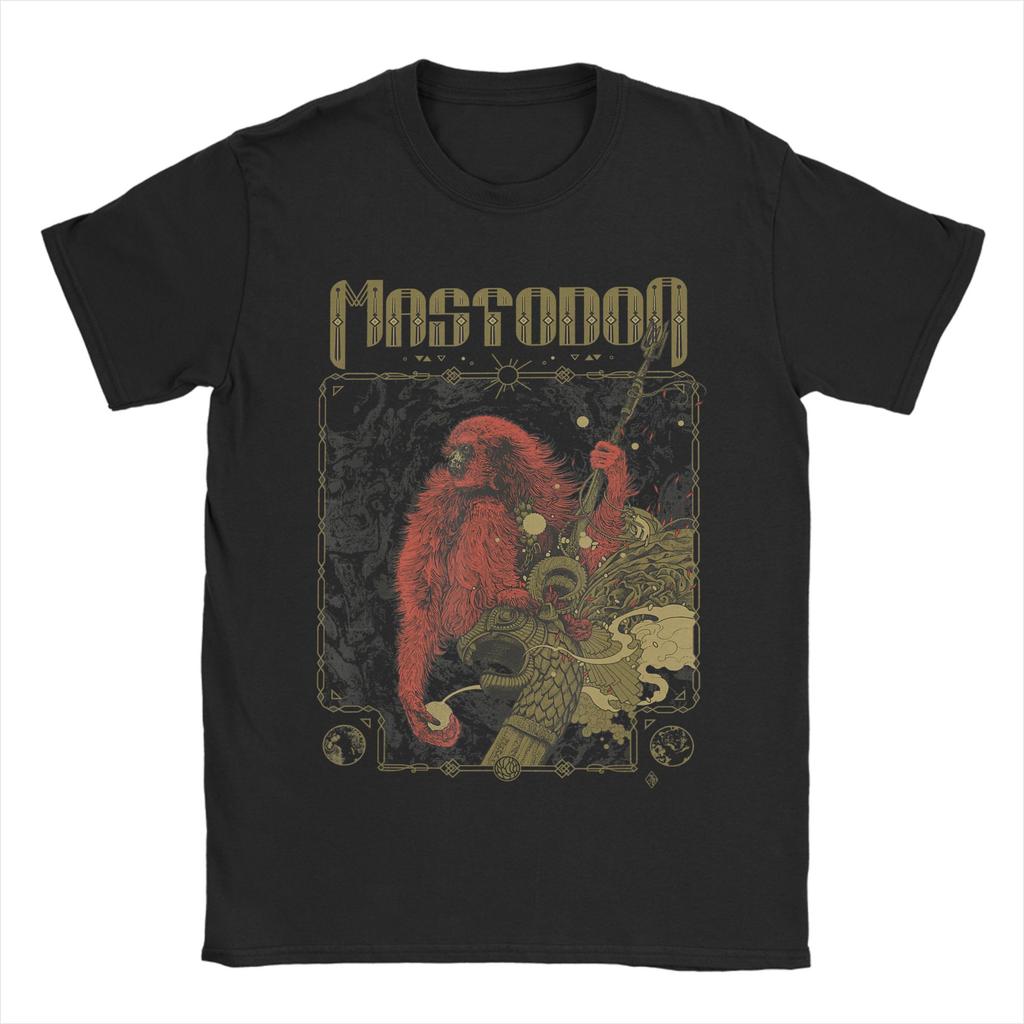 Mastodon Floods of Triton T Shirt for Men Cotton Casual TShirts O Neck  Tee Shirt Short Sleeve Clothing 4XL 5XL