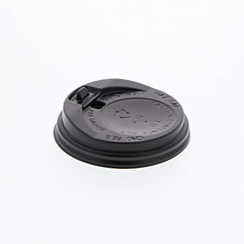 Heiko Insulated Cup Lids for 8 oz. Black, 5050 count