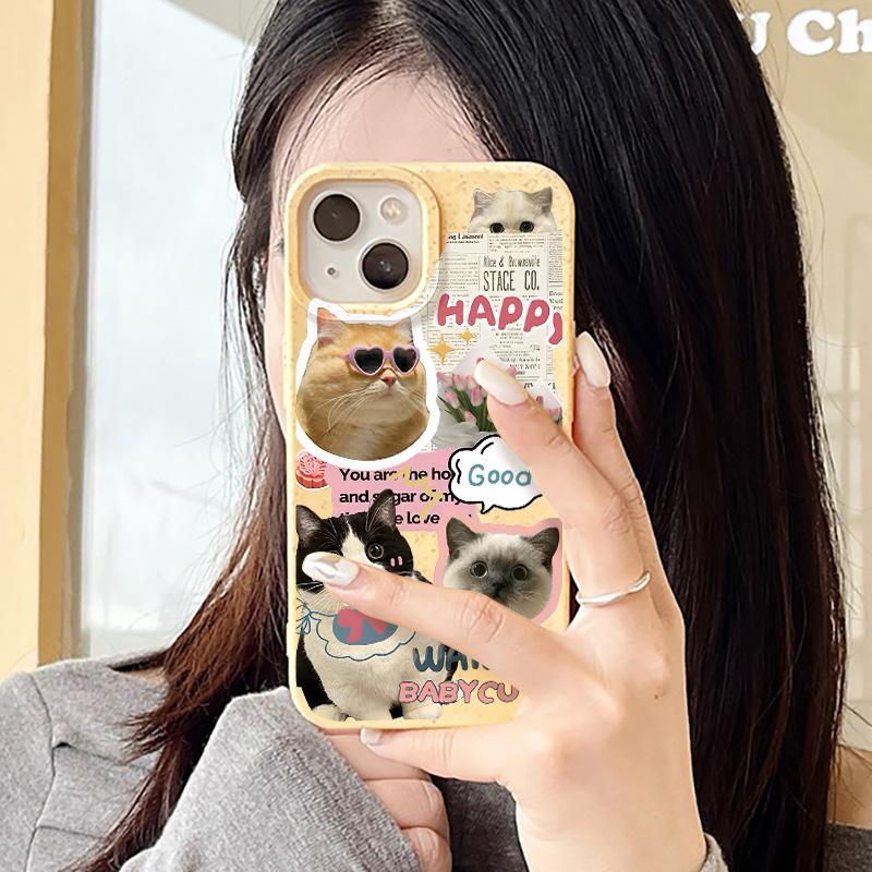 

Чехлы для мобильных телефонов iPhone 11 13 XR 15 Pro Max 12 14 Pro Max Чехол для iPhone 16 7 Plus 8 Plus XS Max Разлагаемые и экологически чистые, устойчивые к падениям iPhone 11 жёлтый