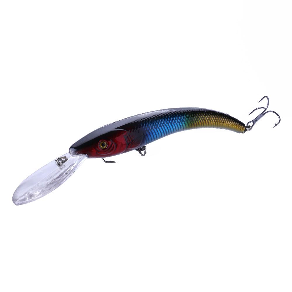 HENGJIA 1 buc. Nalucă de pescuit Minnow Wobbler 3D Eyes Bionic Bass Pike Bait Tackle de pescuit