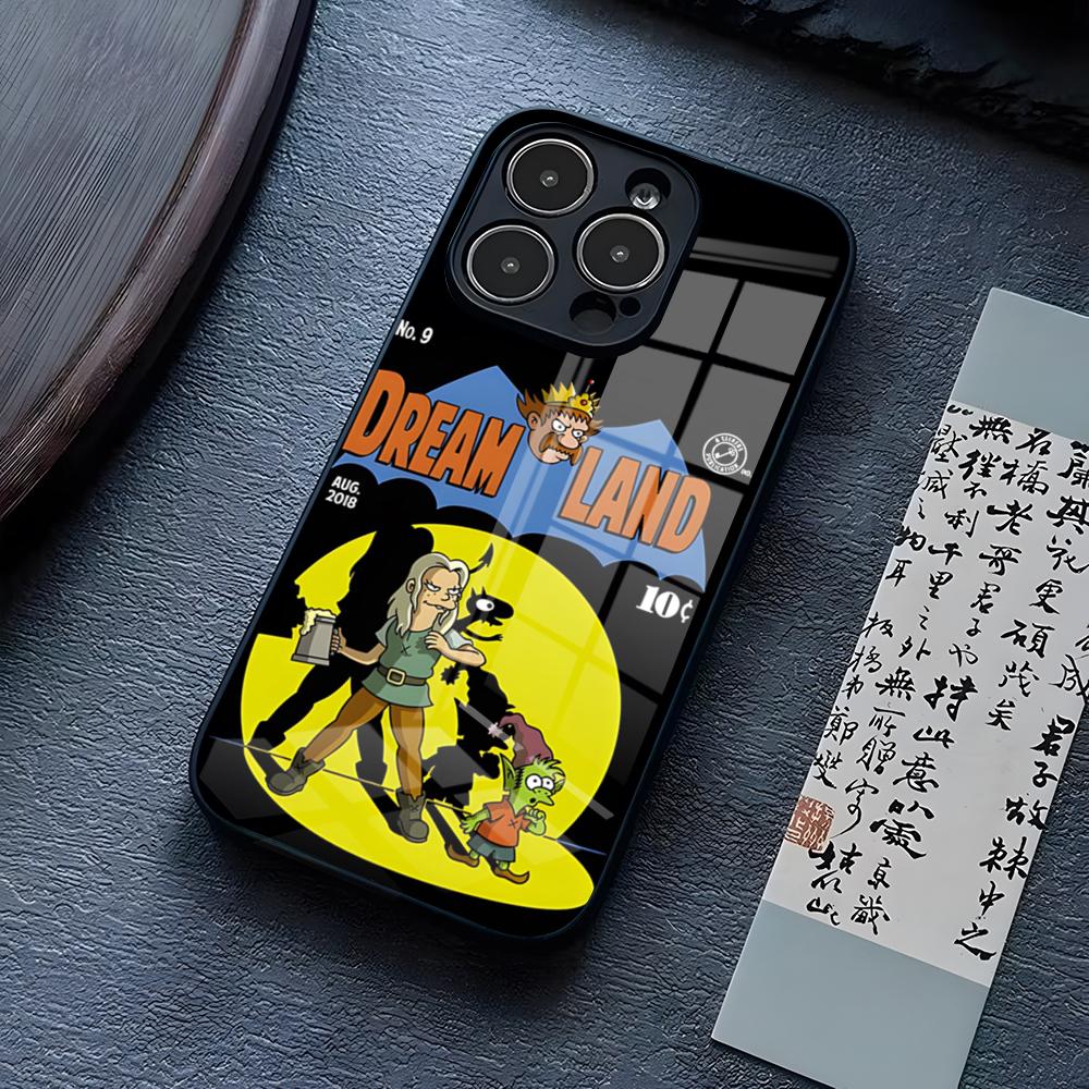 

Disenchantment Cartoon Luci Phone Case For IPhone 16 Pro Max 17 14 15 Plus 13 Mini 11 12 X XR XS 8 7 Plus SE Glass Cover iPhone17Air