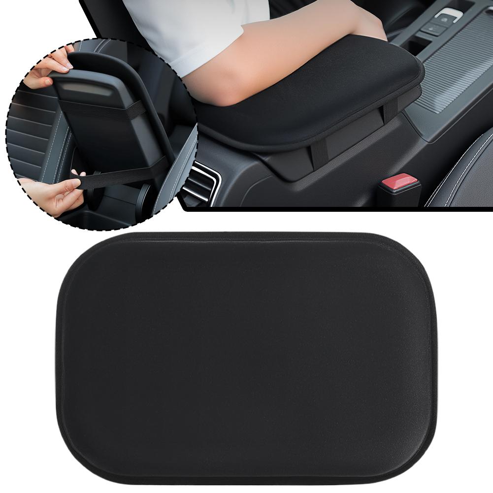 Car Central Armrest Box Plush Pad Cushion Cover Leather Console Cushion Box Armrest Console Accessory Seat Center Pad Car C H5F9